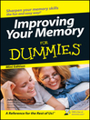 Improving Your Memory For Dummies (eBook)